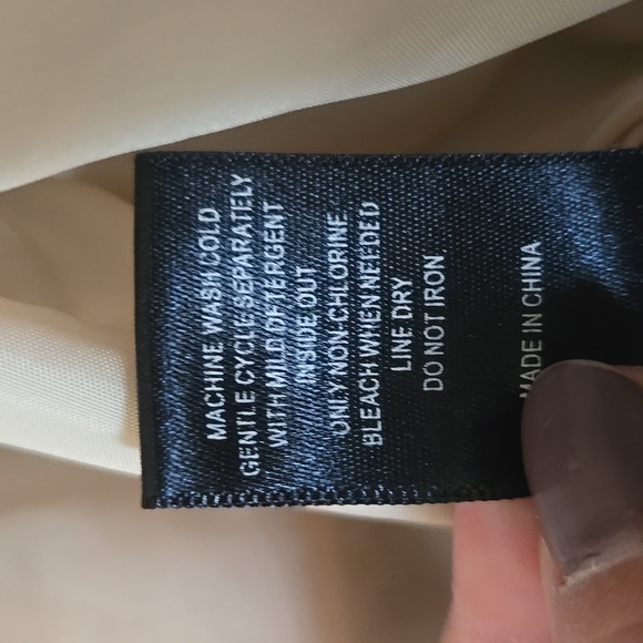 Marc New York Andrew Marc Cream Faux Leather Jacket Size Medium - Picture 8 of 8